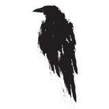 Black Crow Temporary Tattoo