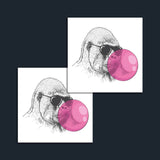 Gorilla with Bubble Gum Tattoo
