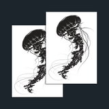 Black Jellyfish Tattoo