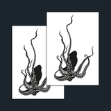 Black Octopus Tattoo