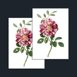 Rose with Thorns Temporary Tattoo