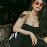 Black Cockatoo Temporary Tattoo