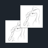 Woman II Temporary Tattoo