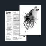 Wild Wolf Temporary Tattoo