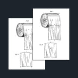 Toilet Paper Temporary Tattoo