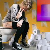 Toilet Paper Temporary Tattoo