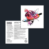 Abstract Flower Temporary Tattoo