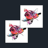 Abstract Flower Temporary Tattoo