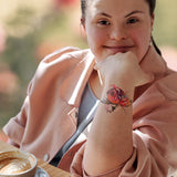 Abstract Flower Temporary Tattoo