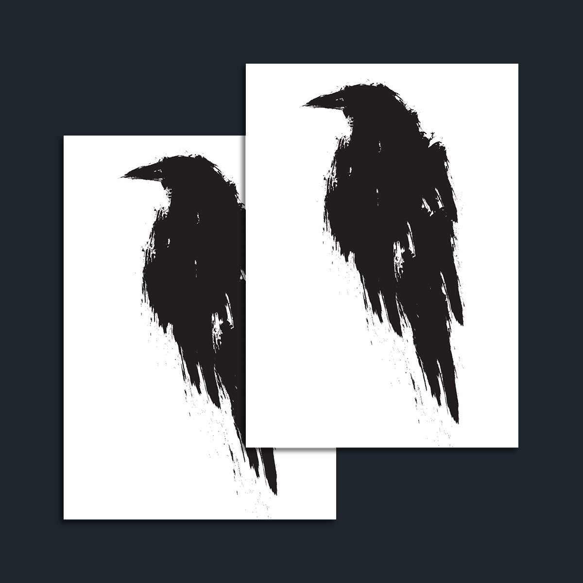 Black and White Crow Tattoo Meaning