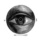 Dark Eye Temporary Tattoo