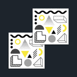 Odd Geometry Temporary Tattoo