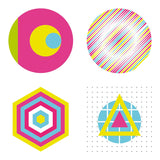 Paranoid Circles Temporary Tattoo