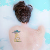 UFO & Cow Temporary Tattoo