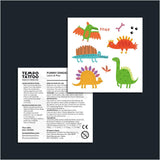 Funny Dinos Temporary Tattoo