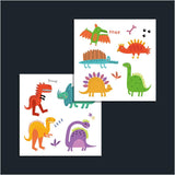 Funny Dinos Temporary Tattoo
