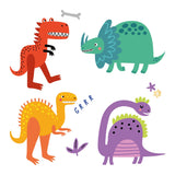 Funny Dinos Temporary Tattoo