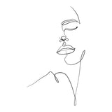 Woman Face Temporary Tattoo