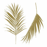 Golden Palm Leaves Tattoo