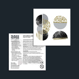 Golden & Marble Shapes Tattoo