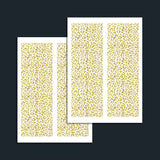 Golden Leopard Animal Print Tattoo