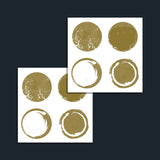 Tatuaje de Círculos Dorados