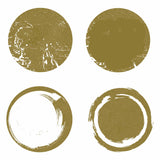 Tatuaje de Círculos Dorados