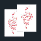 Red Snake Tattoo
